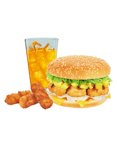 Meal vegatarian burger