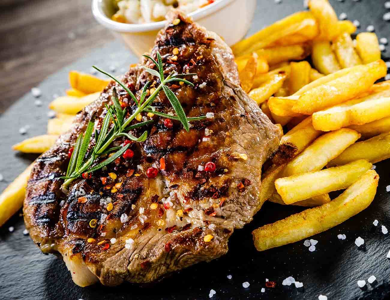 T-Bone w/stir-fry - 200gr
