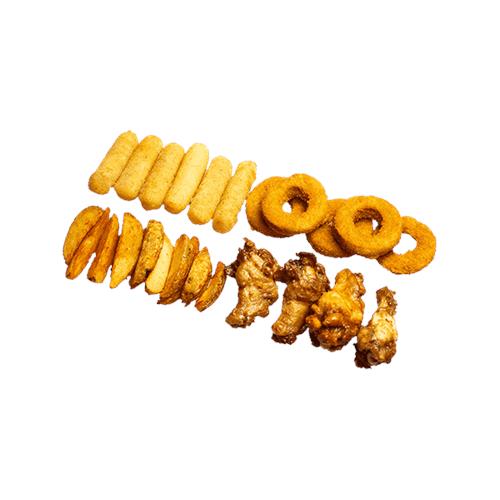 Side mix platter portion